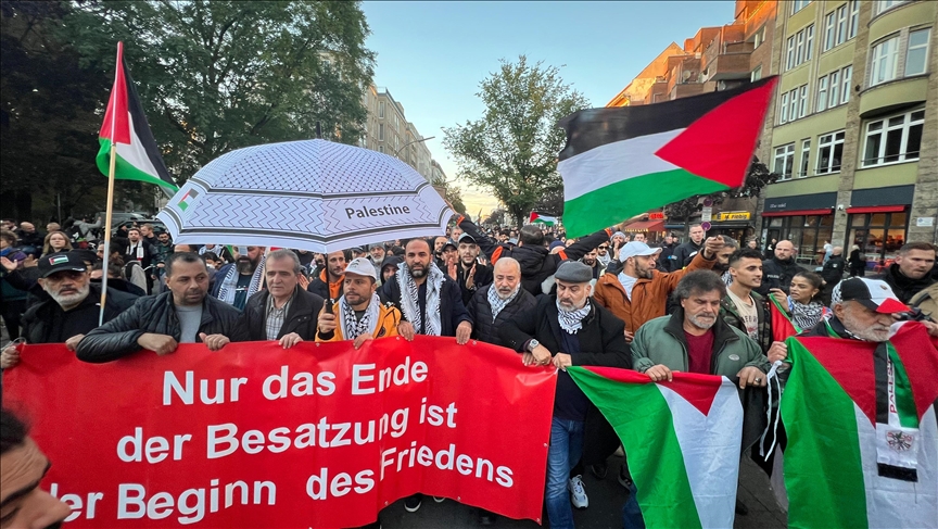 Ghaza : manifestation à Berlin en solidarité avec le peuple palestinien