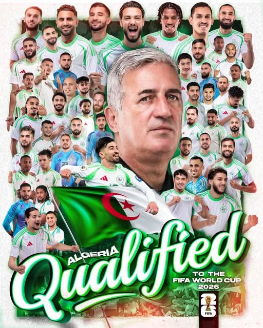 Mondial 2026: L’Algérie qualifiée pour la Coupe du monde 2026
