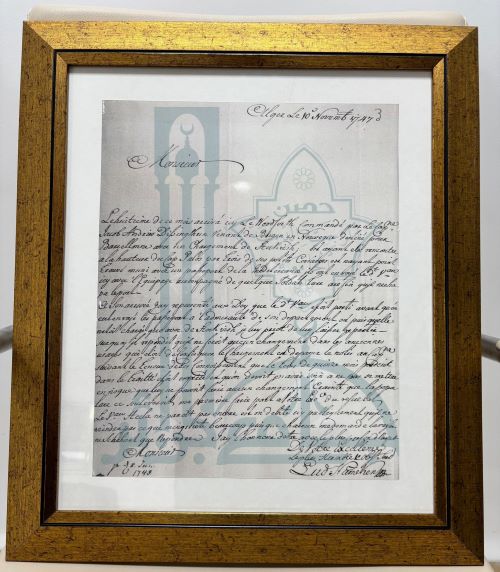 Djamaâ El-Djazaïr reçoit un document historique rare datant de 1743